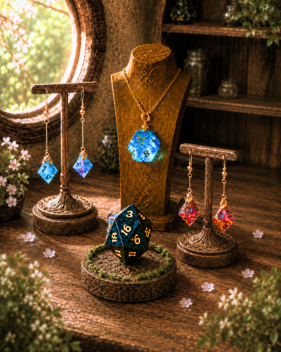 univers dés et jeu de rôle de l'échoppe du side quest atelier